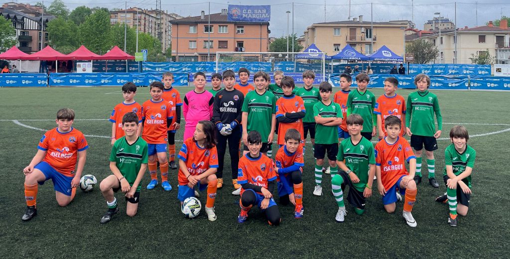 Torneo C.D. San Marcial Partido Benjamín 2014. CD San Marcial "C" vs Hondarribia F.E.