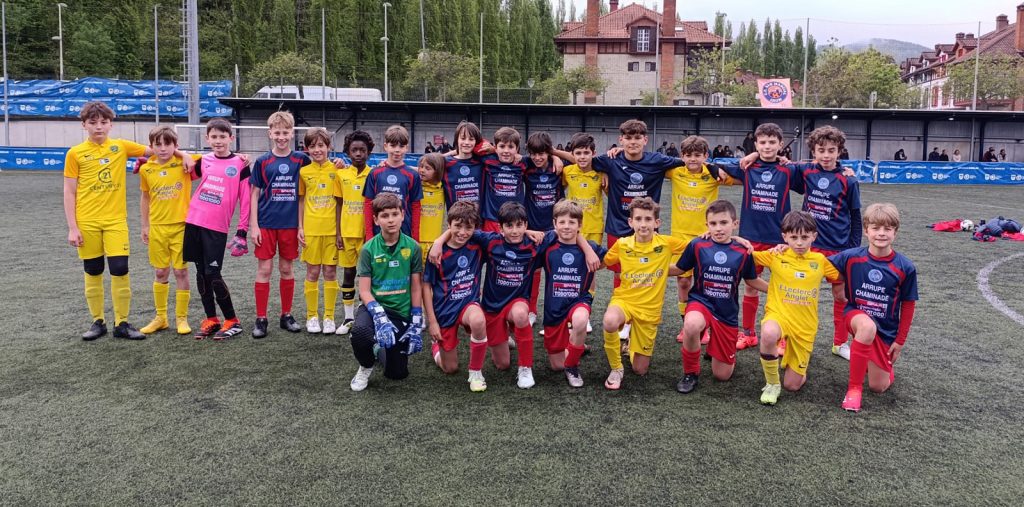 Torneo C.D. San Marcial Partido Benjamín 2014. Arrupe Chaminade C.D.D.F. vs Les Genêts d'Anglet
