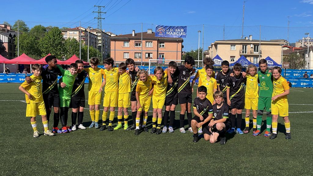 Torneo C.D. San Marcial Partido Benjamín 2013. Landetxa K.T.C.D. vs Les Genêts d'Anglet