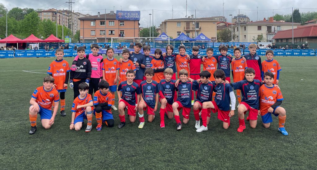 Torneo C.D. San Marcial Partido Benjamín 2014. C.D. San Marcial "C" vs Arrupe Chaminade C.D.D.F.