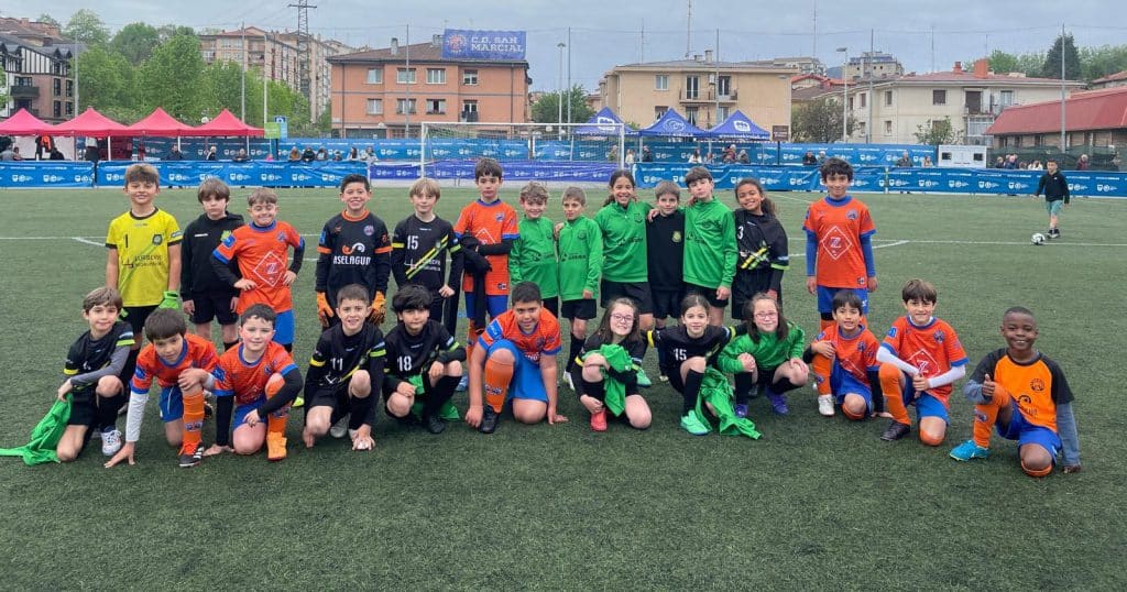 Torneo C.D. San Marcial Partido Benjamín 2016. CD San Marcial A vs Landetxa K.T.C.D.