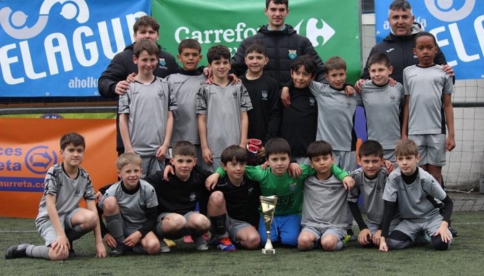 Torneo C.D. San Marcial 2025. Palmarés Benjamín 2015. Campeón: Billabona F.K.E.