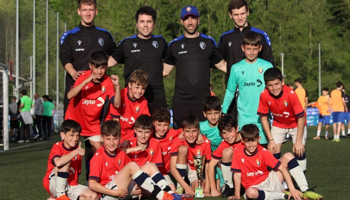 Torneo C.D. San Marcial 2025. Palmarés Alevín 2014. Campeón: C.A. Osasuna​